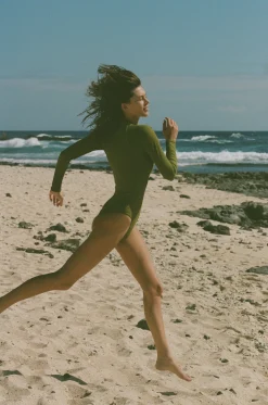 Bo Long Sleeve Surfsuit - Palm Rib