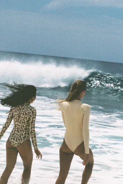 Bo Long Sleeve Surfsuit - Butter Rib