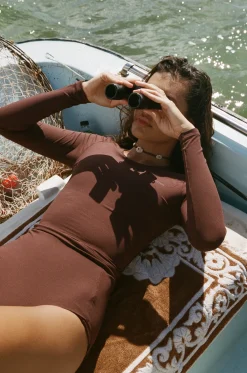 Poppler Rashguard Top - Coco Rib