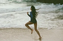 Poppler Rashguard Top - Ocean Rib