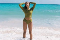 Poppler Rashguard Top - Palm Rib