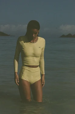 Poppler Rashguard Top - Vanilla