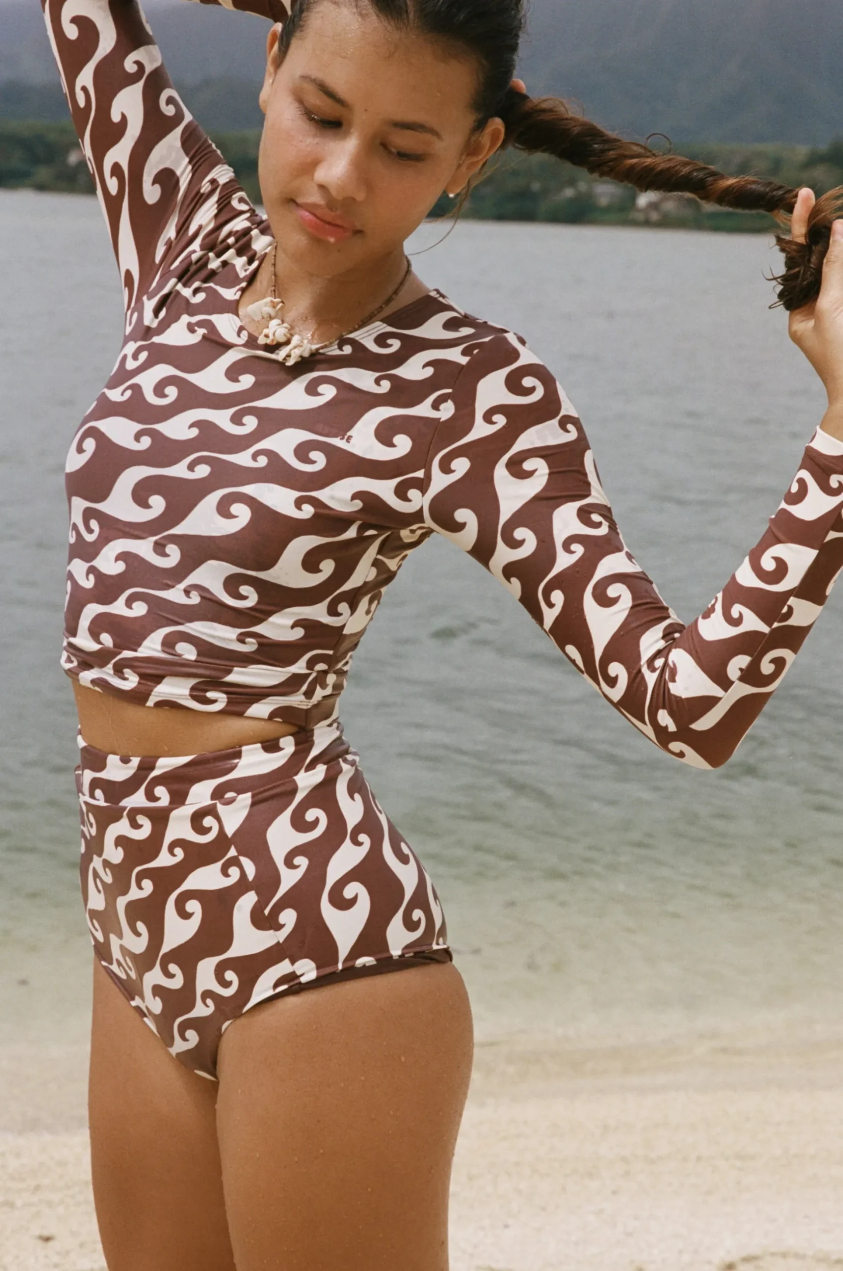 Poppler Rashguard Top - Wave