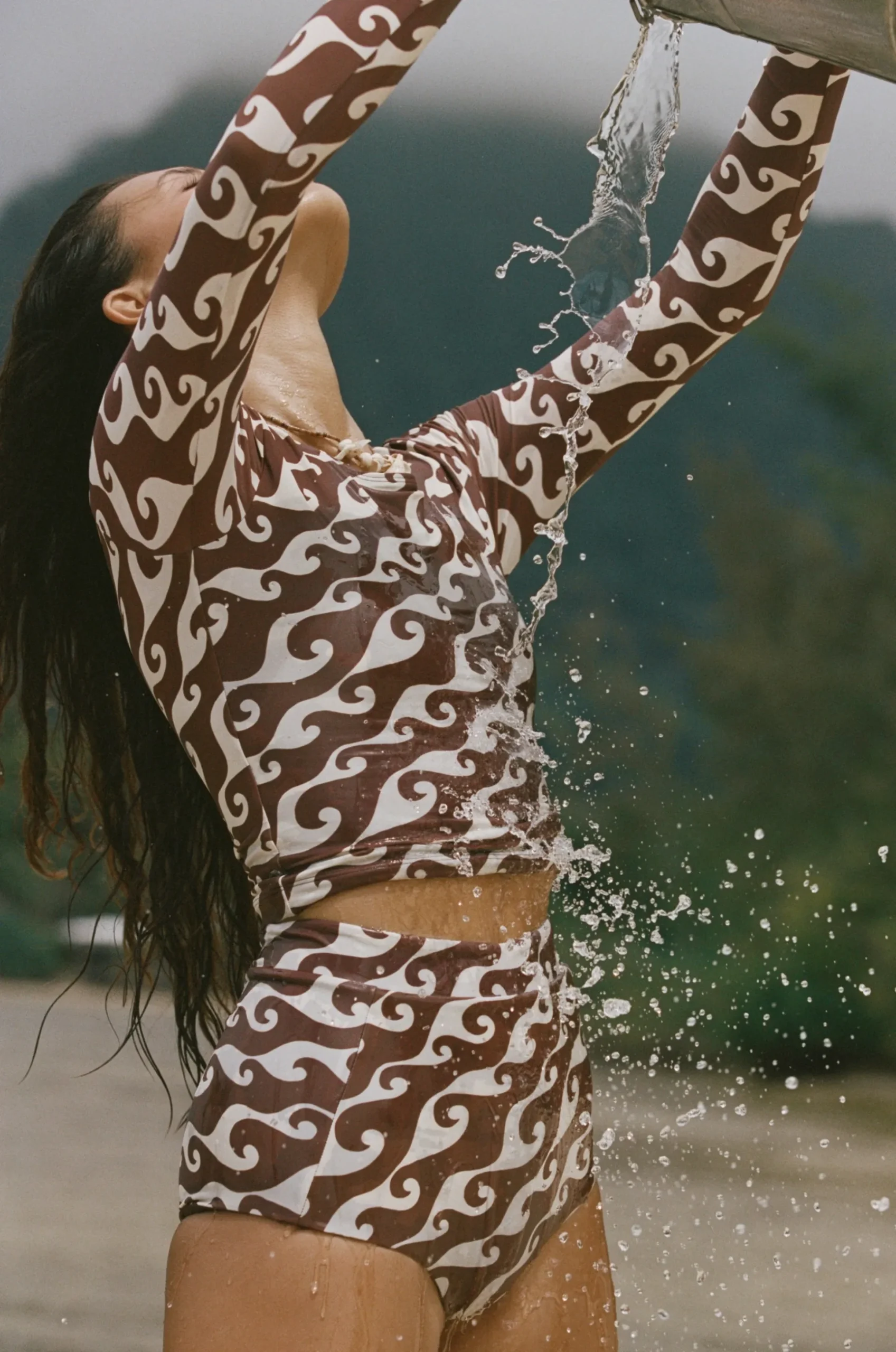 Poppler Rashguard Top - Wave