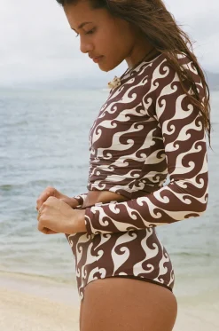 Poppler Rashguard Top - Wave