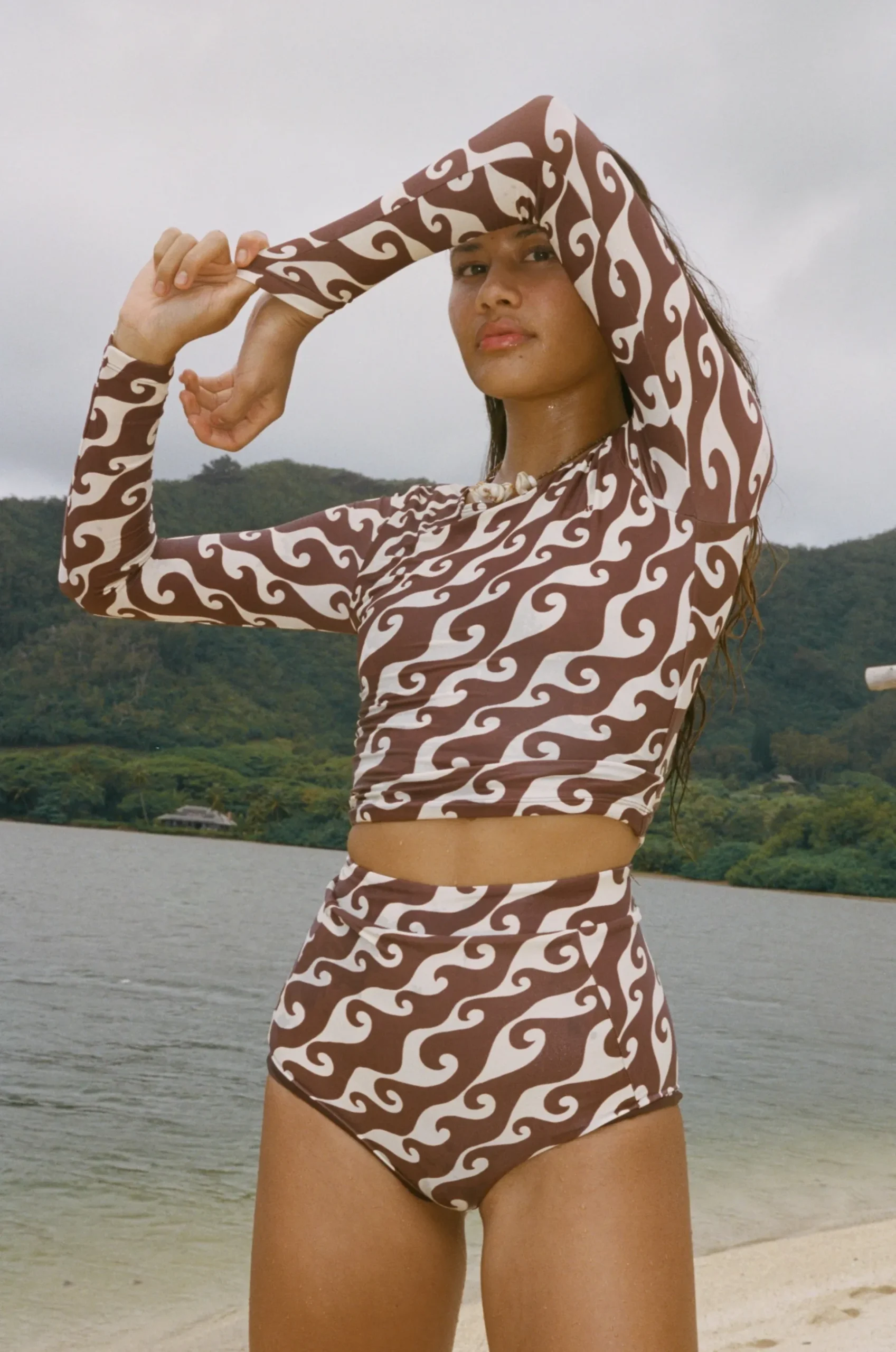 Poppler Rashguard Top - Wave