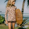 Sunny Rash Guard Mini - Lei Brown